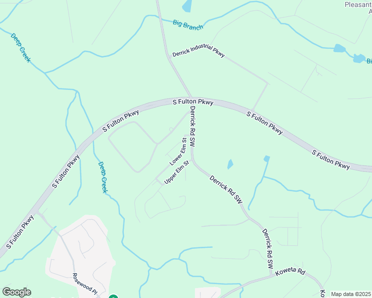 map of restaurants, bars, coffee shops, grocery stores, and more near 4948 Lower Elm Street in Atlanta