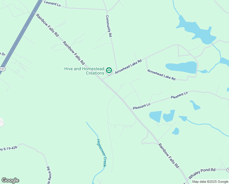 map of restaurants, bars, coffee shops, grocery stores, and more near 1232 Rainbow Falls Road in North Augusta