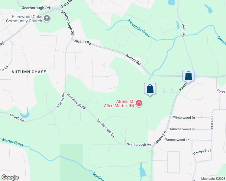 map of restaurants, bars, coffee shops, grocery stores, and more near 424 Saint Surrey Way in Ellenwood