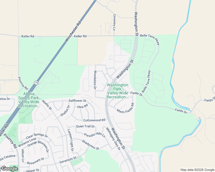 map of restaurants, bars, coffee shops, grocery stores, and more near 34429 Waltham Place in Winchester