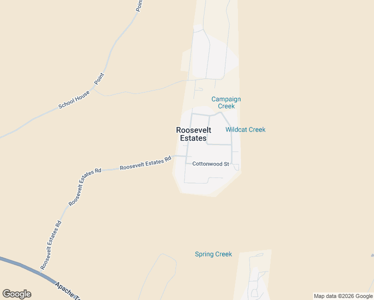 map of restaurants, bars, coffee shops, grocery stores, and more near Mesquite Street in Roosevelt