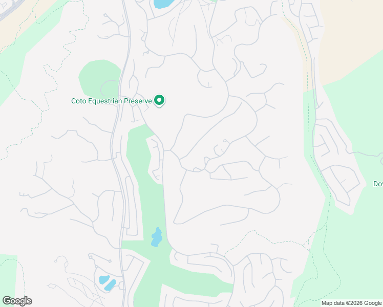 map of restaurants, bars, coffee shops, grocery stores, and more near 23522 Via Alondra in Coto de Caza