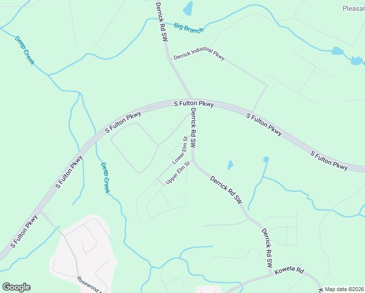 map of restaurants, bars, coffee shops, grocery stores, and more near 4948 Lower Elm Street in Atlanta