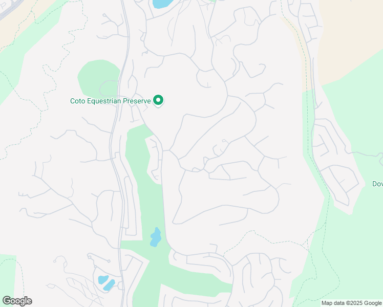 map of restaurants, bars, coffee shops, grocery stores, and more near 23502 Via Alondra in Trabuco Canyon