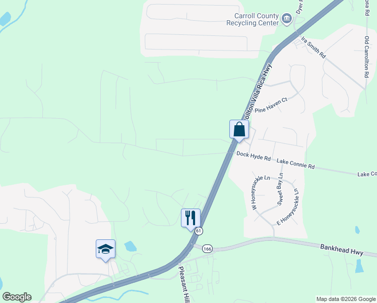 map of restaurants, bars, coffee shops, grocery stores, and more near 10 White Oak Drive in Carrollton