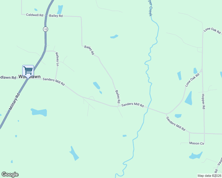 map of restaurants, bars, coffee shops, grocery stores, and more near 721 Sanders Mill Road in Steens