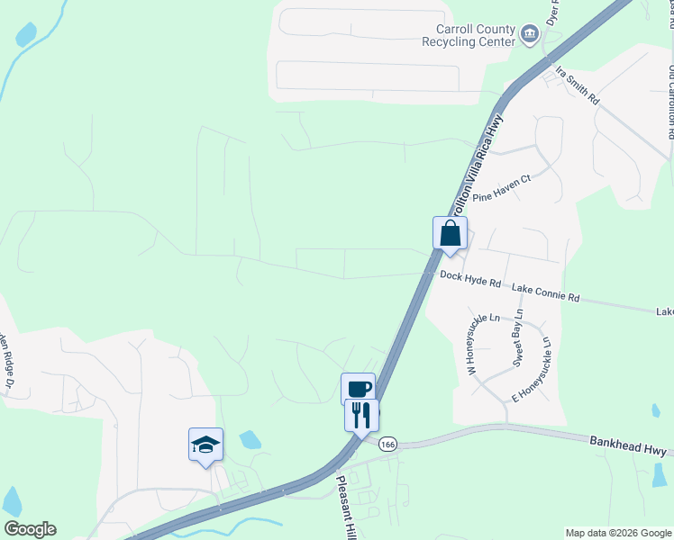 map of restaurants, bars, coffee shops, grocery stores, and more near 10 White Oak Drive in Carrollton
