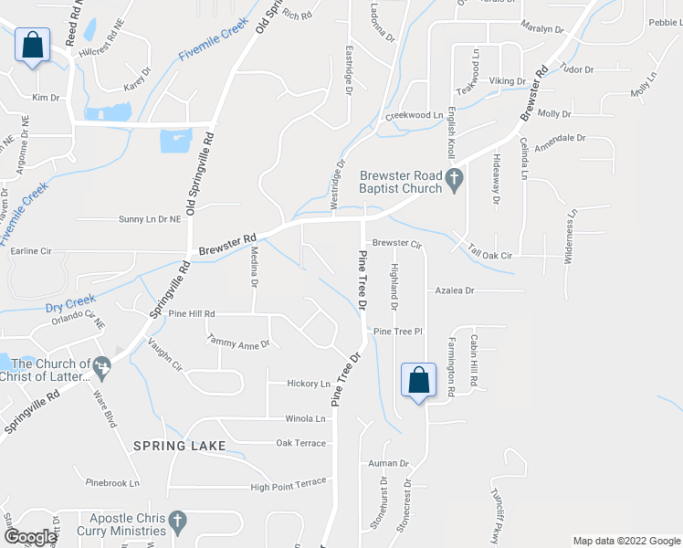 map of restaurants, bars, coffee shops, grocery stores, and more near 1505 Hidden Lake Drive in Birmingham