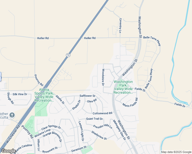 map of restaurants, bars, coffee shops, grocery stores, and more near 34385 Solstice Street in Winchester