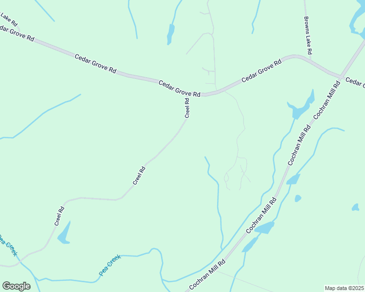 map of restaurants, bars, coffee shops, grocery stores, and more near 4950 Creel Road in Fairburn