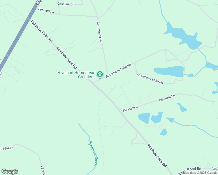 map of restaurants, bars, coffee shops, grocery stores, and more near 119 Arrowhead Lake Road in North Augusta