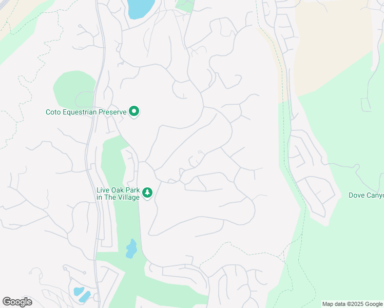 map of restaurants, bars, coffee shops, grocery stores, and more near 23412 Via Alondra in Coto de Caza