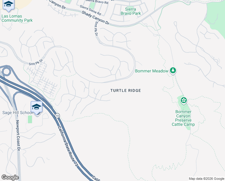 map of restaurants, bars, coffee shops, grocery stores, and more near 23 Ridgeview in Irvine
