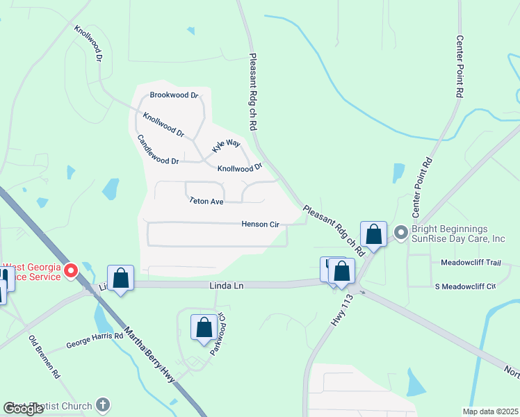 map of restaurants, bars, coffee shops, grocery stores, and more near 205 Glacier Court in Carrollton