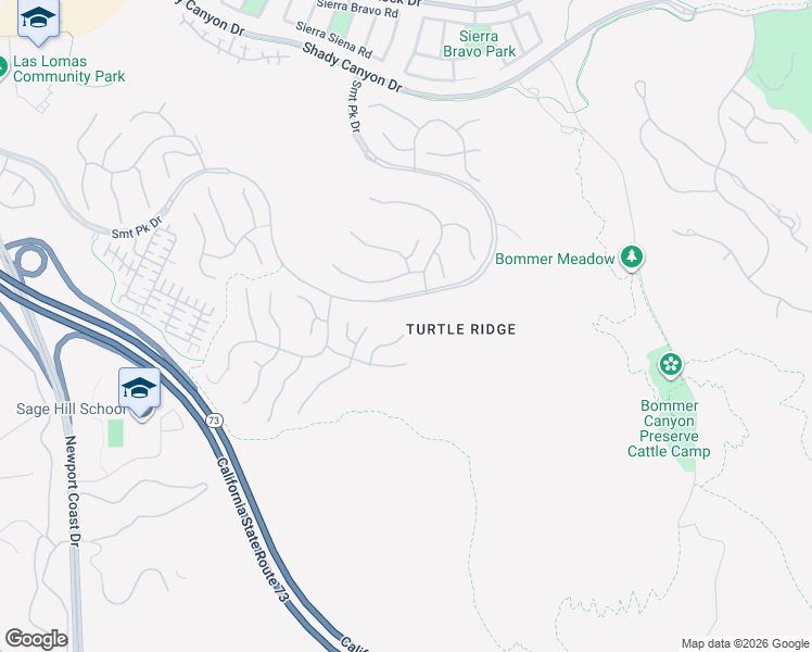 map of restaurants, bars, coffee shops, grocery stores, and more near 23 Ridgeview in Irvine