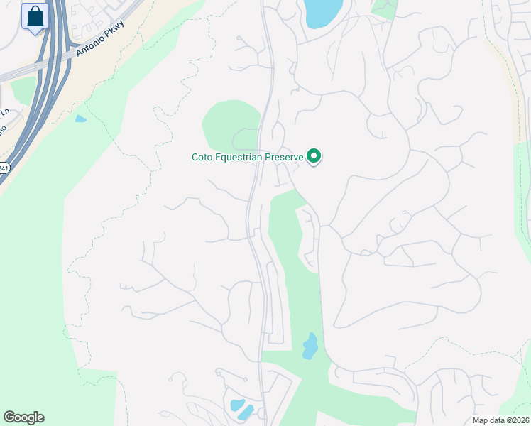 map of restaurants, bars, coffee shops, grocery stores, and more near 12 Via Candelaria in Coto de Caza