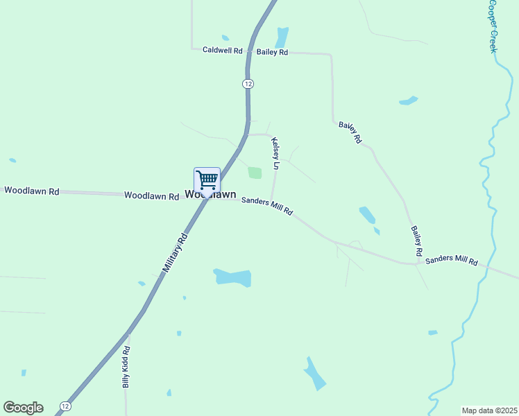 map of restaurants, bars, coffee shops, grocery stores, and more near 145-185 Sanders Mill Road in Steens