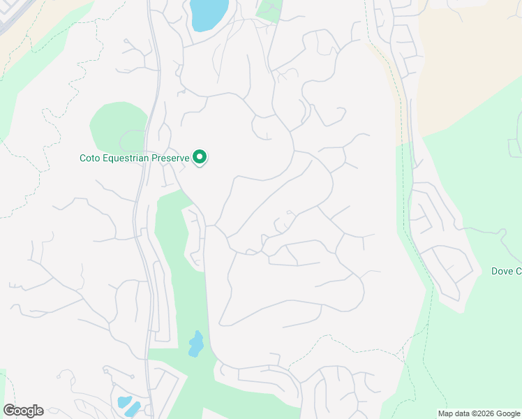 map of restaurants, bars, coffee shops, grocery stores, and more near 23436 Via Alondra in Trabuco Canyon