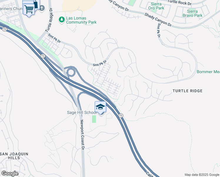 map of restaurants, bars, coffee shops, grocery stores, and more near 77 Greenhouse in Irvine