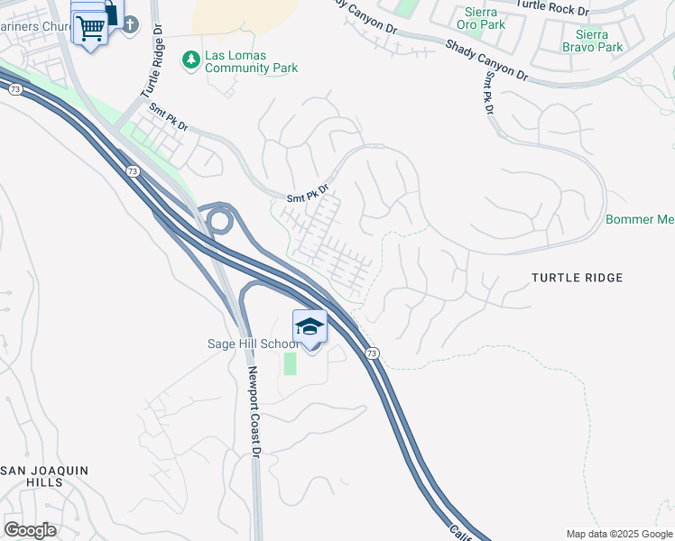 map of restaurants, bars, coffee shops, grocery stores, and more near 77 Greenhouse in Irvine