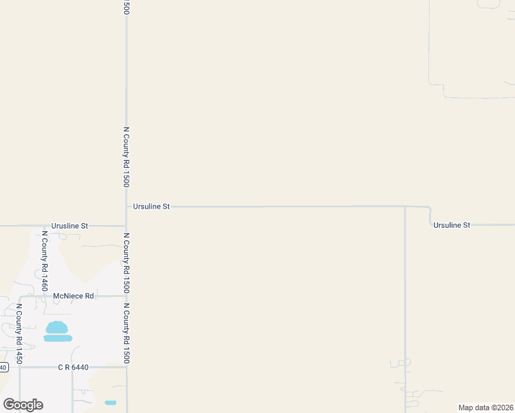 map of restaurants, bars, coffee shops, grocery stores, and more near County Road 6400 in Lubbock County