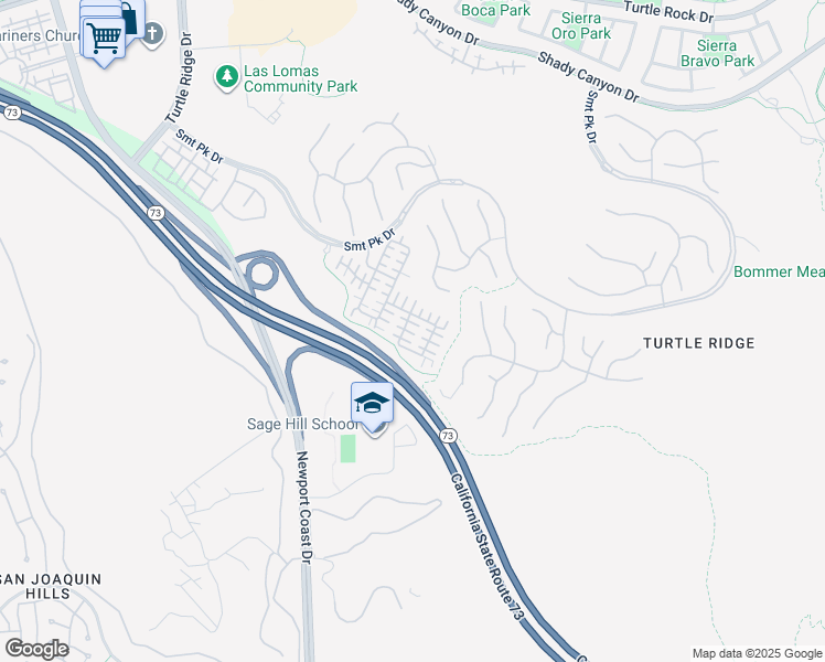 map of restaurants, bars, coffee shops, grocery stores, and more near 66 Greenhouse in Irvine