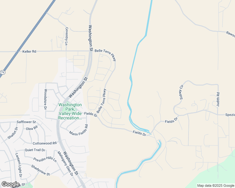 map of restaurants, bars, coffee shops, grocery stores, and more near 34415 Sakura Lane in French Valley