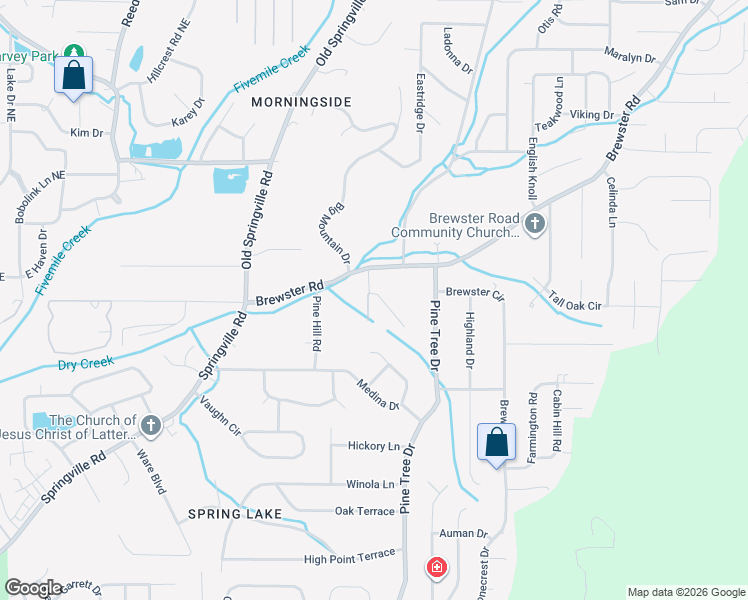 map of restaurants, bars, coffee shops, grocery stores, and more near 1532 Hidden Lake Drive in Birmingham