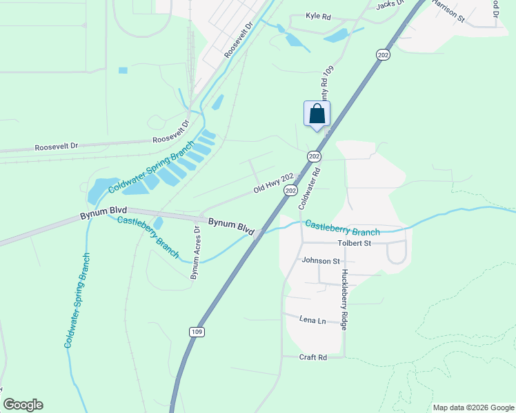 map of restaurants, bars, coffee shops, grocery stores, and more near 6315 Alabama 202 in Anniston
