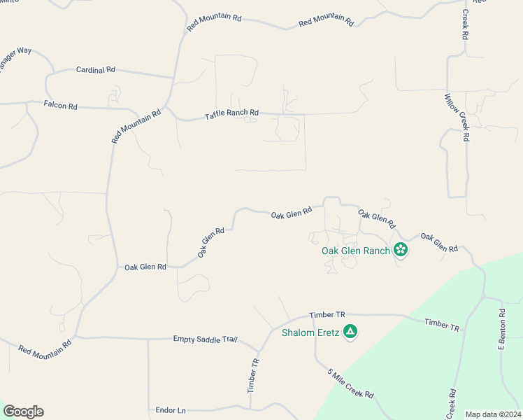 map of restaurants, bars, coffee shops, grocery stores, and more near 44135 Oak Glen Road in Hemet