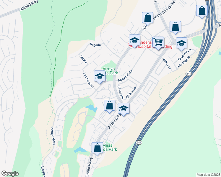 map of restaurants, bars, coffee shops, grocery stores, and more near 183 Pasto Rico in Rancho Santa Margarita