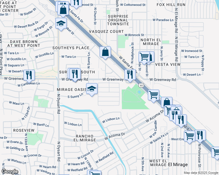 12721 West Greenway Road, El Mirage AZ Walk Score