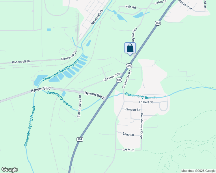 map of restaurants, bars, coffee shops, grocery stores, and more near 6315 Alabama 202 in Anniston