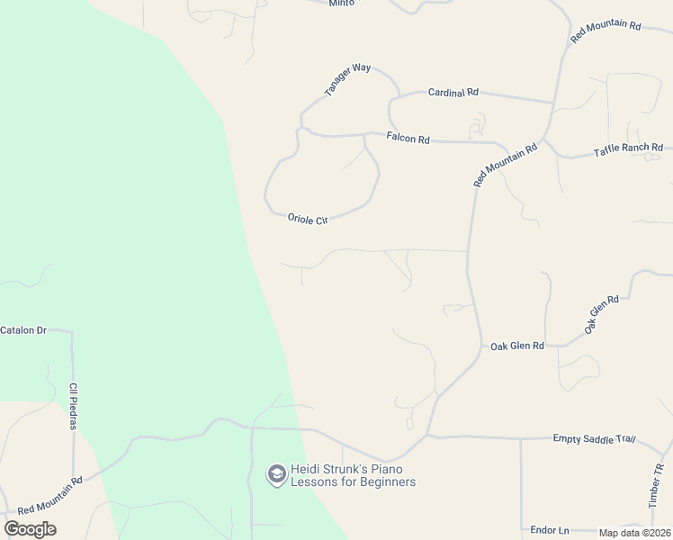 map of restaurants, bars, coffee shops, grocery stores, and more near 43175 Osage Road in Hemet