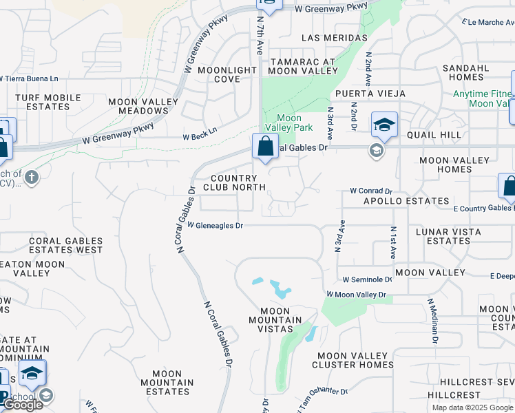 map of restaurants, bars, coffee shops, grocery stores, and more near 15011 North 7th Drive in Phoenix