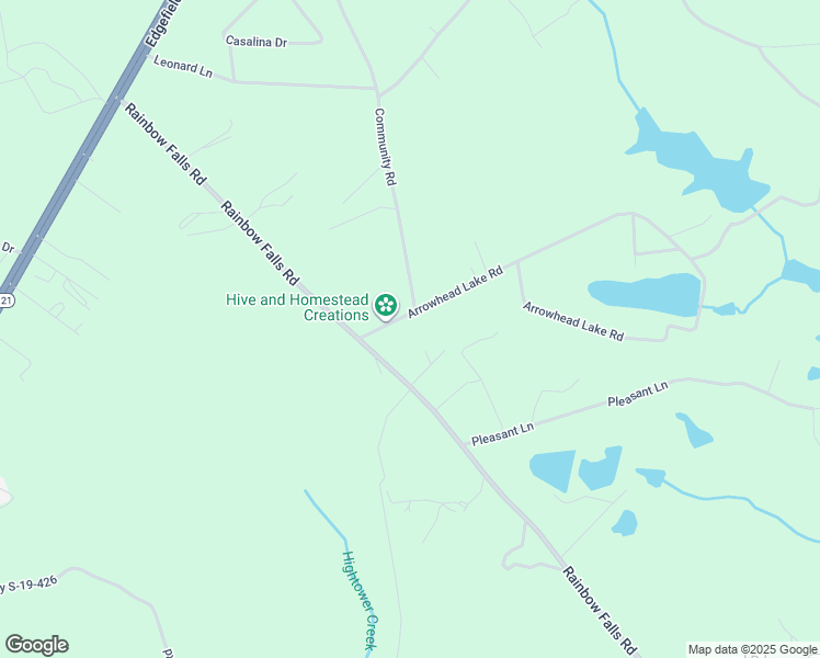 map of restaurants, bars, coffee shops, grocery stores, and more near 119 Arrowhead Lake Road in North Augusta