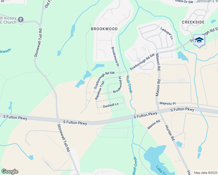 map of restaurants, bars, coffee shops, grocery stores, and more near 5259 Cantbury Way in Atlanta