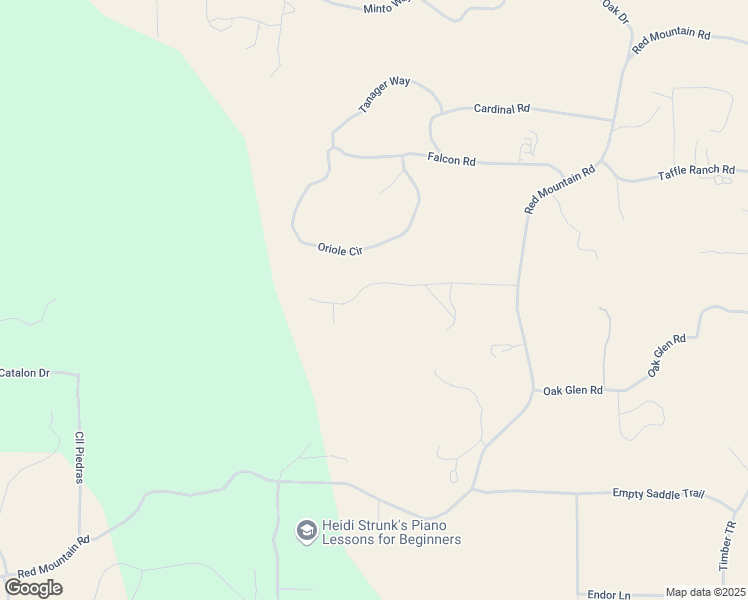 map of restaurants, bars, coffee shops, grocery stores, and more near 43175 Osage Road in Hemet