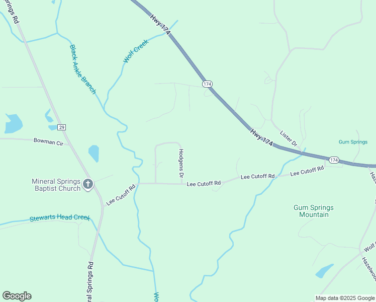 map of restaurants, bars, coffee shops, grocery stores, and more near 370 Hodgens Drive in Pell City