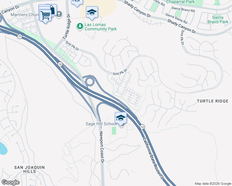 map of restaurants, bars, coffee shops, grocery stores, and more near 64 PATHSTONE in Irvine