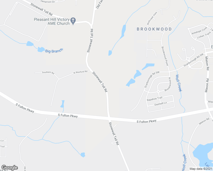 map of restaurants, bars, coffee shops, grocery stores, and more near 4854 Stonewall Tell Road in Atlanta