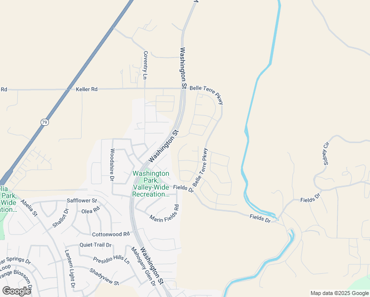 map of restaurants, bars, coffee shops, grocery stores, and more near 34691 Flannery Avenue in French Valley