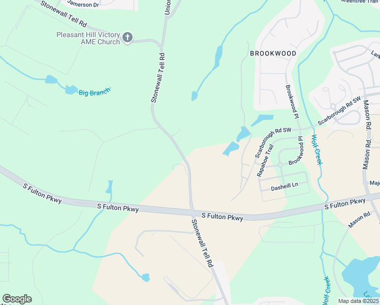 map of restaurants, bars, coffee shops, grocery stores, and more near 4854 Stonewall Tell Road in Atlanta