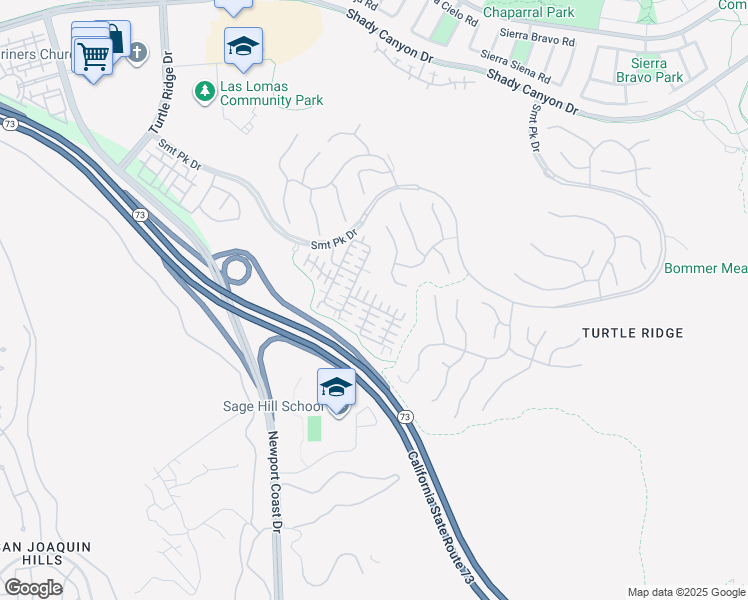 map of restaurants, bars, coffee shops, grocery stores, and more near 77 Greenhouse in Irvine