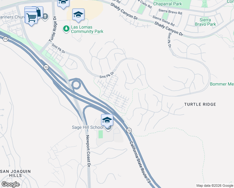 map of restaurants, bars, coffee shops, grocery stores, and more near 77 Greenhouse in Irvine