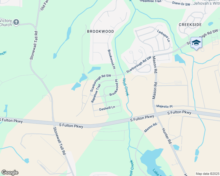 map of restaurants, bars, coffee shops, grocery stores, and more near 5224 Cantbury Way in Atlanta