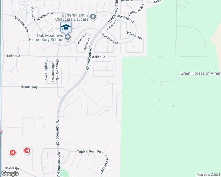 map of restaurants, bars, coffee shops, grocery stores, and more near 34250 Swordfern Place in Murrieta