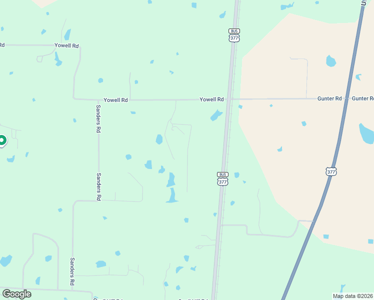 map of restaurants, bars, coffee shops, grocery stores, and more near 264 Yowell Road in Whitesboro