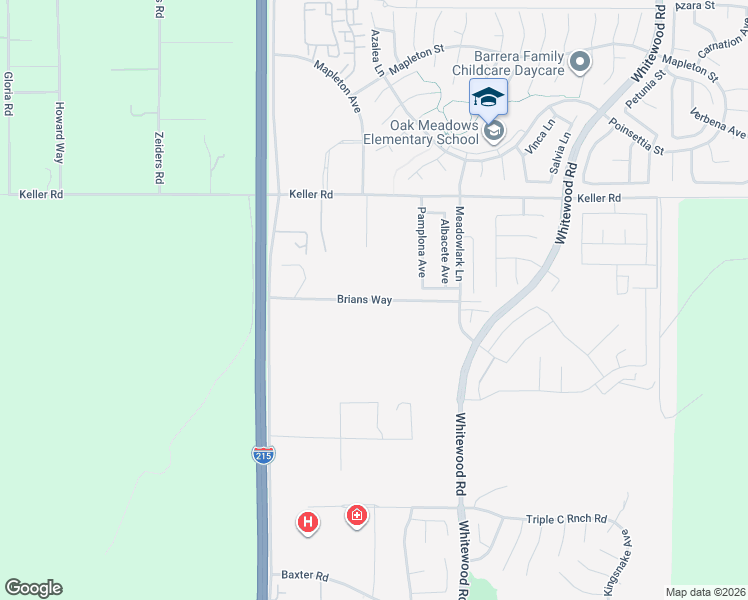 map of restaurants, bars, coffee shops, grocery stores, and more near Brians Way in Murrieta