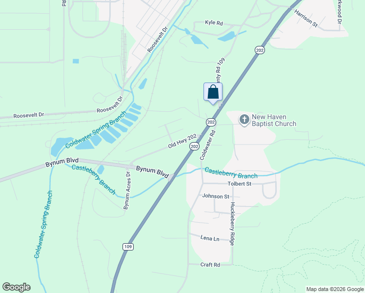 map of restaurants, bars, coffee shops, grocery stores, and more near 6221 Old Highway 202 in Anniston